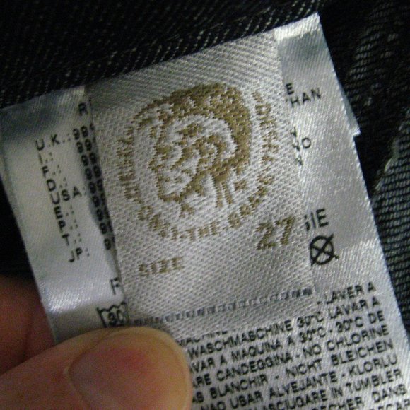 👖 Diesel Vixy Women's Blue Jeans 27X32 - Picture 8 of 10